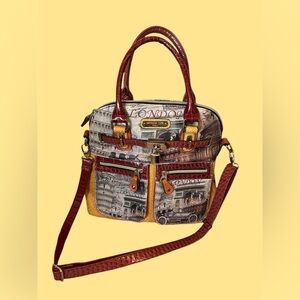 Nicole Lee USA Large Purse Bag, London Scenes